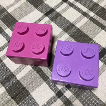 LEGO 핑크 보라색 수납 박스 2세트 레고 박스
