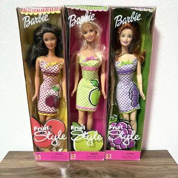 바비 후르츠 스타일 3개 세트 레어