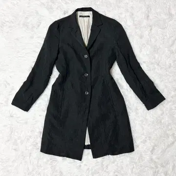 mizuiroind 미즈이로 인드 린넨 혼방 체스터 코트 롱 코트