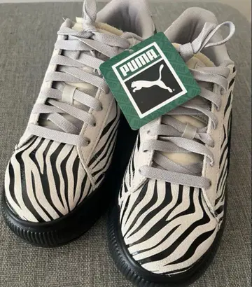 라이님 PUMA 제브라 패턴 스니커즈 미사용 택 포함 우먼