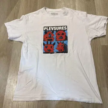 PLEASURES T셔츠 화이트