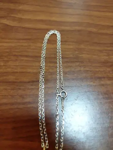 SILVER925 세가느로 된 체인 2mm