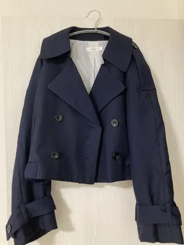 MOUSSY 네이비 더블 브레스트 자켓 F