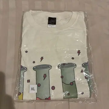 시이나 링고 페스티벌 한정판 시험관 디자인 T셔츠 XL