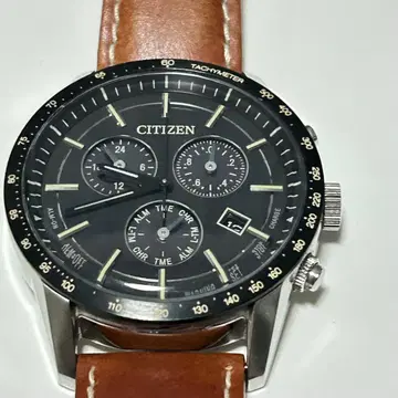CITIZEN 크로노그래프 시계 태키미터 포함