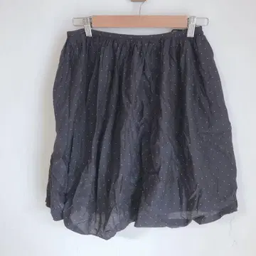 폴스미스 플레어 스커트 미니 스커트 도트 무늬 귀여운 네이비 38