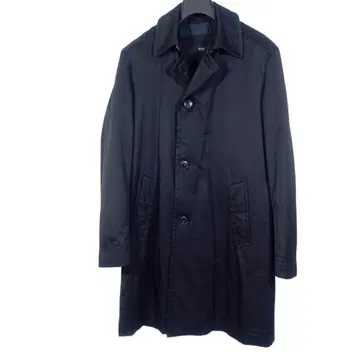 새상품급 HUGO BOSS 휴고보스 스텐카라 코트 46 블랙