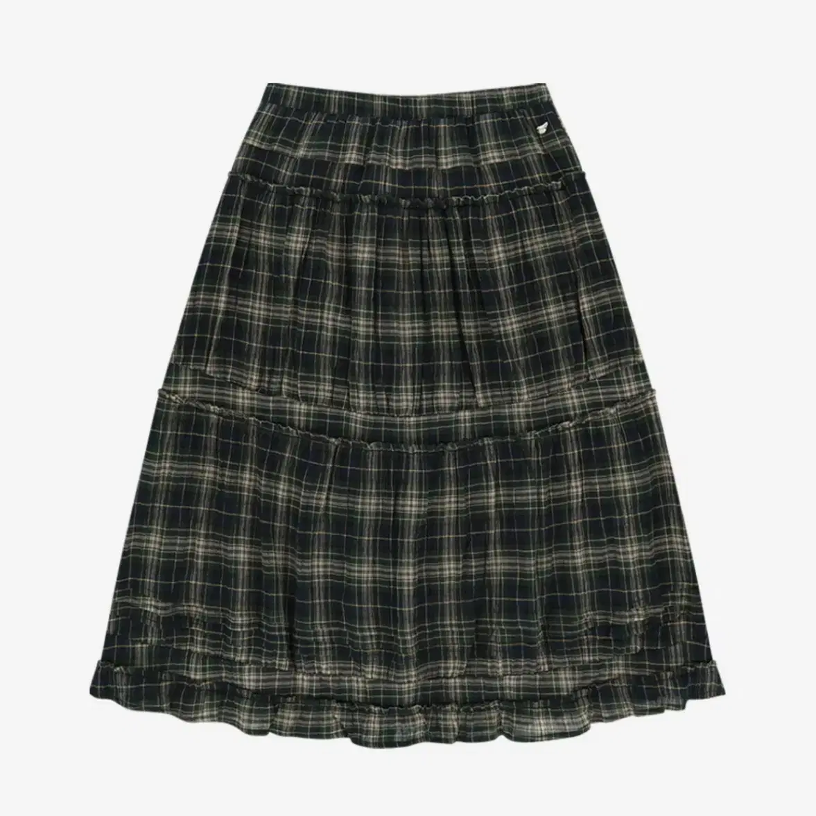 COYSEIO | 코이세이오 Koiseio Sweat Wrap Skirt Charcoal 2 on