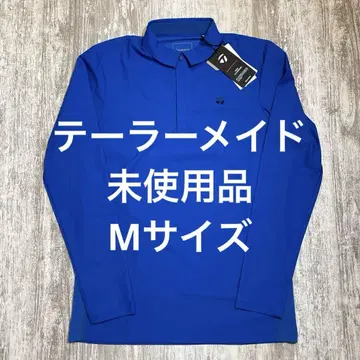 테일러메이드 긴팔 피케 셔츠 M 사이즈 블루