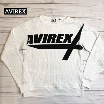 아비렉스 AVIREX 와플 프린트 서멀 롱T