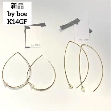 미사용 by boe 바이보 K14GF 와이어 귀걸이 2종 세트