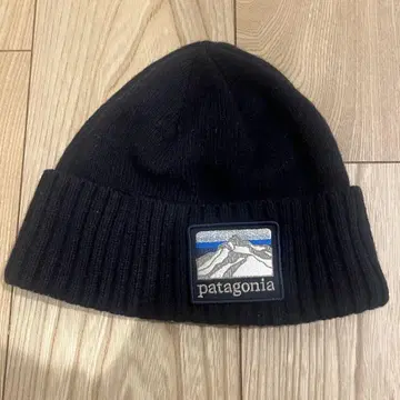 patagonia 네이비 니트 모자