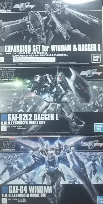 HG 1/144 윈덤 & 대거 L 확장 세트