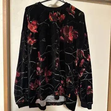 tightbooth DOGWOOD VELOUR L/S 사이즈 L