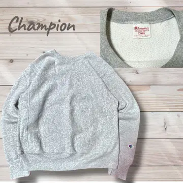 Champion 리버스 위브 빨간색 단일 택 복각 US 규격 눈 없음