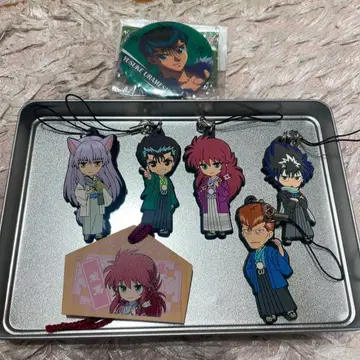 유유백서 점페스 한정판 포춘 스트랩 에마 쿠라마 유스케 캔뱃지