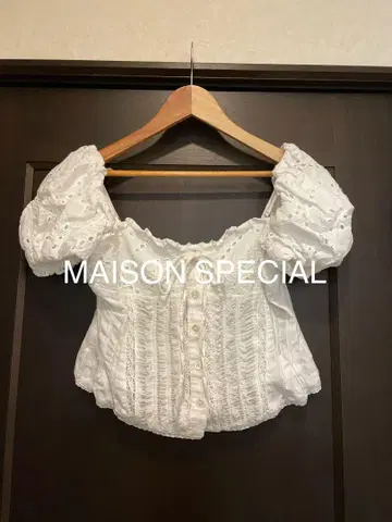 MAISOB SPECIAL 2WAY 코튼 퍼프 슬리브 뷔스티에