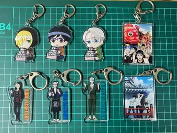 유리 온 아이스 아크릴 키링 8종