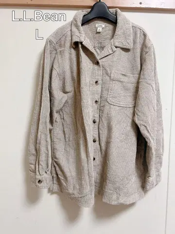 L.L.Bean [ L ] 베이지 코듀로이 셔츠 자켓