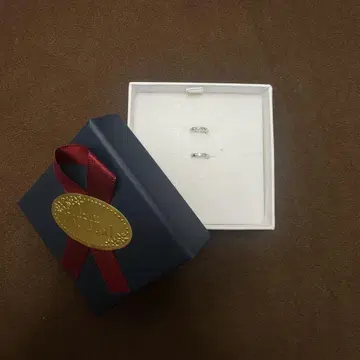 츠츠미 K10 화이트 골드 다이아몬드 귀걸이