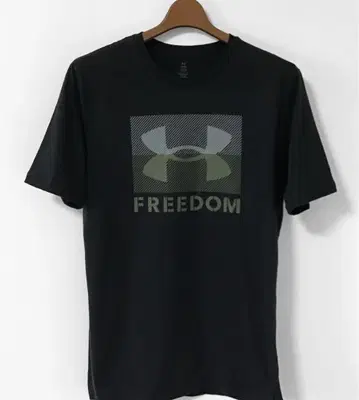 새상품 UNDER ARMOUR 프리덤 BFL 남성 로고 T셔츠