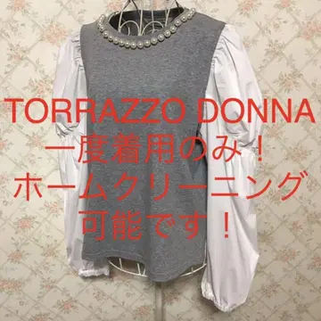 TORRAZZO DONNA/토라조돈나 긴팔 티셔츠 F(프리) 그레이