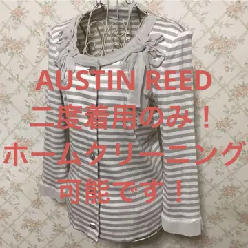 AUSTIN REED/오스틴 리드 긴팔 보더 가디건 38.M