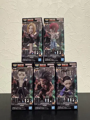 HUNTER x HUNTER 월드 컬렉터블 피규어 환영여단 5체 세트
