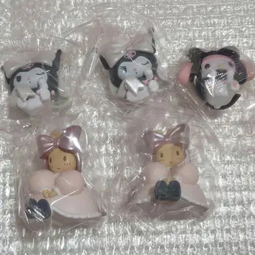 산리오 발레 리본 피규어 가챠가챠 쿠로미 마이멜로디 마론크림