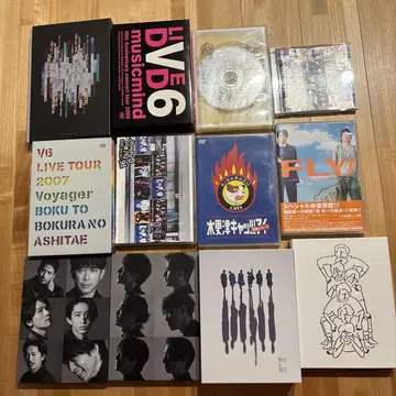 V6 DVD/Blu-ray 12장 세트