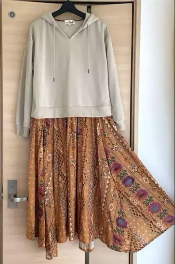 티티카카 후드티 도킹 원피스