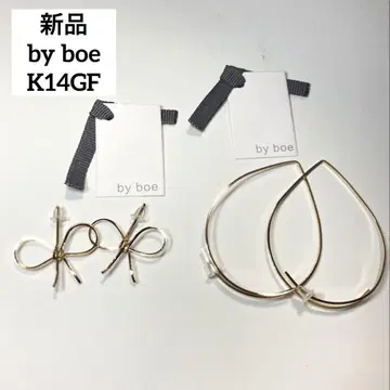 미사용 by boe 바이보 K14GF 와이어 귀걸이 2세트