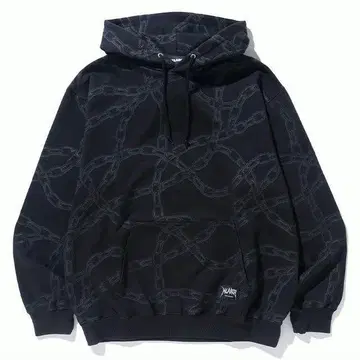 XLARGE x CRAWLING DEATH CHAIN HOODED 후드티