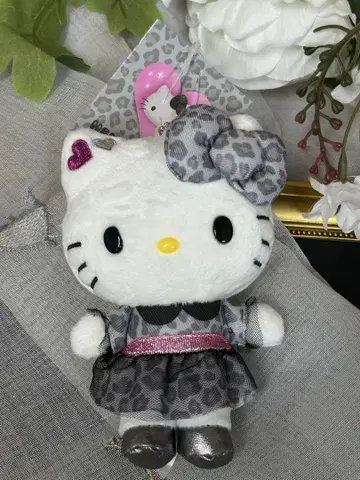 산리오 헬로키티 마스코트 애니멀 레오파드 레오파드 무늬