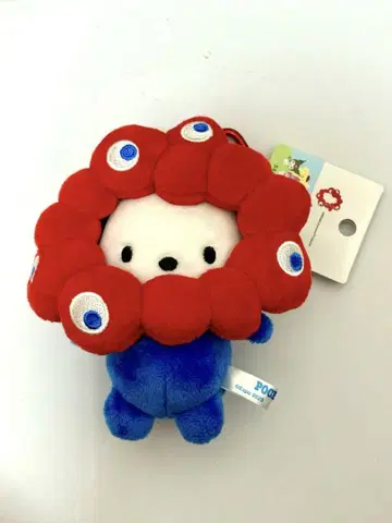 봉제 인형 카라비너 포함 오사카 만박 한정판 미야쿠미야쿠 포차코 키링