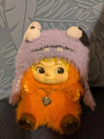 WAKUKU 와쿠쿠 봉제 인형 키링 오렌지