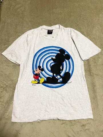90s 미키T셔츠 싱글 스티치 카피라이트 디즈니 빈티지