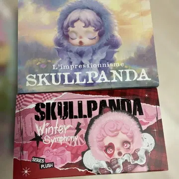 정품 스컬팬더 SKULLPANDA 2개 세트 미개봉