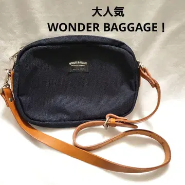 새상품급 WONDER BAGGAGE 네이비 숄더백 원더배기지