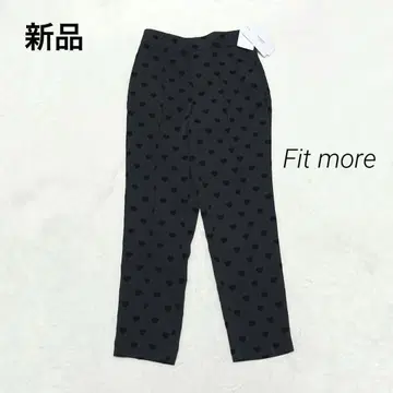 새상품 Fit more 플로키 하트 팬츠 M