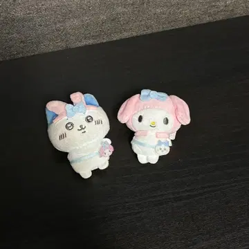 치이카와 산리오 하치와레 마이멜로디 콜라보 인형 배지