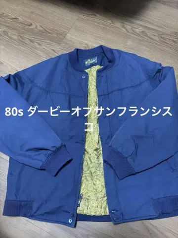 80s derby of SanFrancisco 더비 자켓 네이비