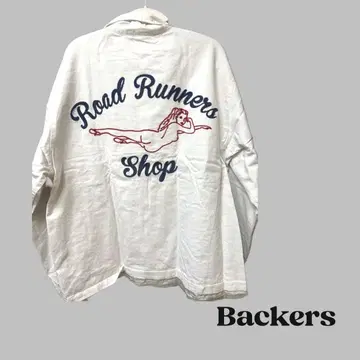 Backers 점퍼 집업 자켓 화이트
