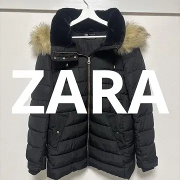 ZARA 세미롱 기장 후드 부착 다운 자켓 즉시 구매 OK