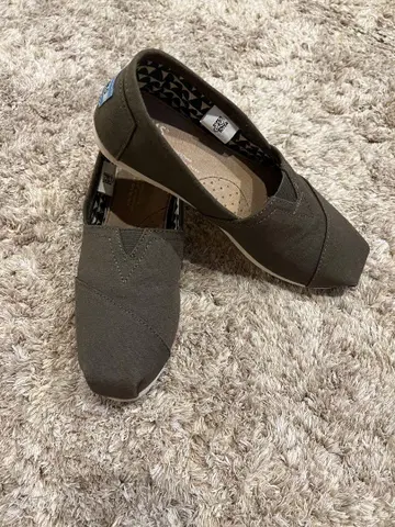 TOMS Wmn Classics Olive Canvas