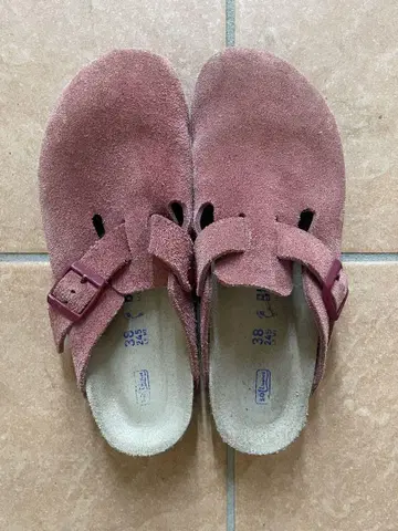 버켄스탁 보스턴 핑크 38