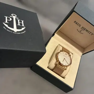 PAUL HEWITT 골드 메쉬 손목시계