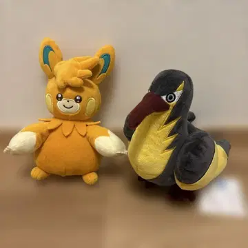 봉제 인형 캐릭터 2체 세트 파르모트, 타이카이덴