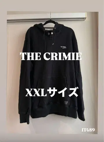 THE CRIMIE 풀오버 후드티 XXL 블랙 트레이닝복