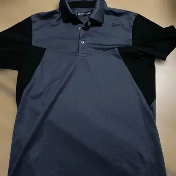 Srixon 피케 셔츠 다크 그레이/블랙